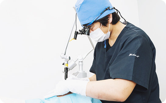 手術時間が短いので、患者さんのご負担が少ない